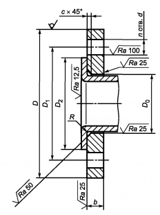 Фланец стальной свободный на отбортовке 1-10-10 09Г2С ГОСТ 33259-2015