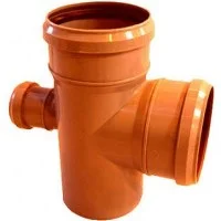 Крестовина одноплоскостная 110x110х50 мм 90 градусов оранжевая