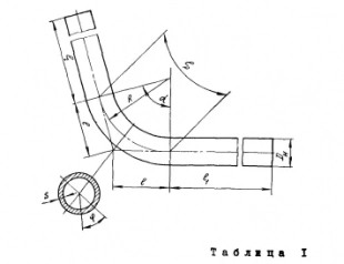 Отвод гнутый стальной 30° 100х108х320 09Г2С ОСТ 36-42-81