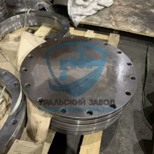 Заглушка фланцевая стальная 1-10-0,6 (6 кгс/см2) ст. 08Х18Н10Т, АТК 24.200.02-90 (фланец глухой)