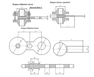 Заглушка поворотная стальная 100 -1,6 -1 09Г2С АТК 26-18-5-93